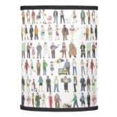 People of NYC New York City Lamp Shade (Left)