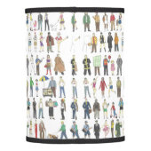 People of NYC New York City Lamp Shade (Back)