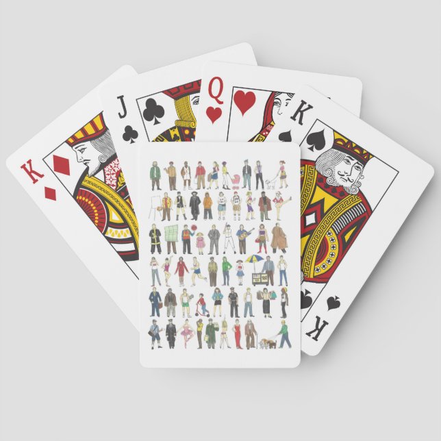 People of NYC New York City Playing Cards (Back)