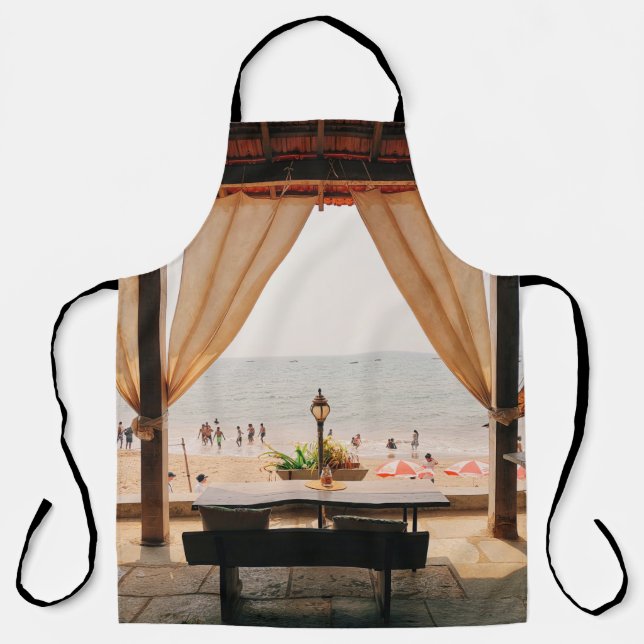 PEOPLE ON SEASHORE APRON (Front)