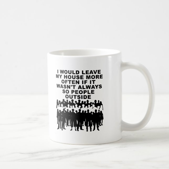 People Outside Funny Mug (Right)