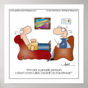 PEOPLE PERSON Poster by April McCallum