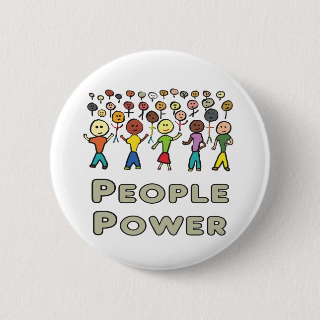 People Power Button (Front)
