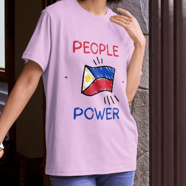 People Power Filipino Flag Impeach Marcos Tee (Creator Uploaded)