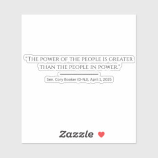 People Power Sticker