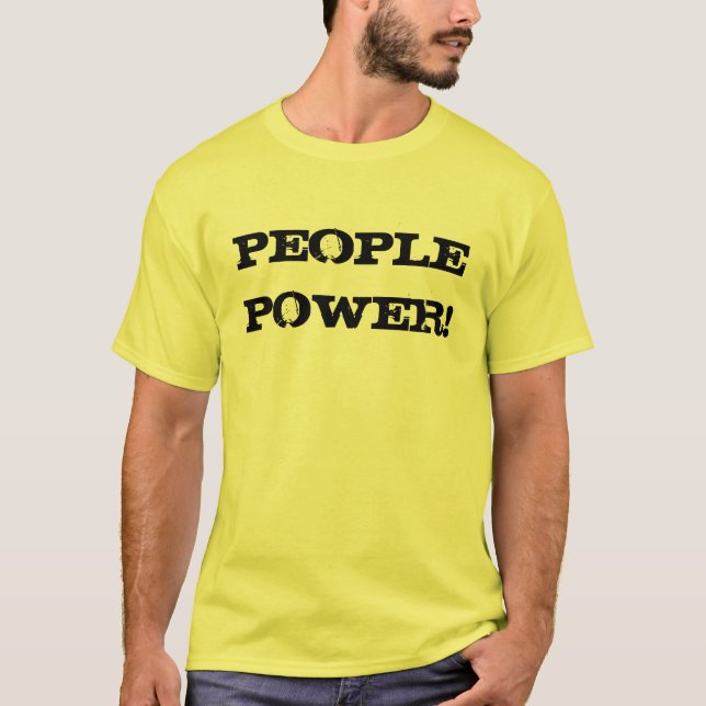 PEOPLE, POWER! T-Shirt (Front)