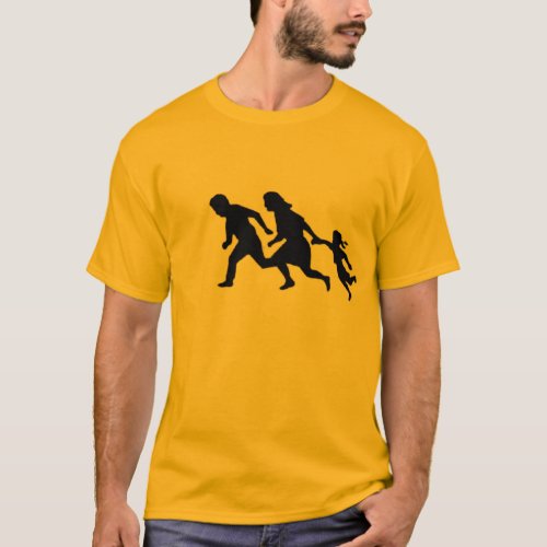 People Running on Freeway T_Shirt