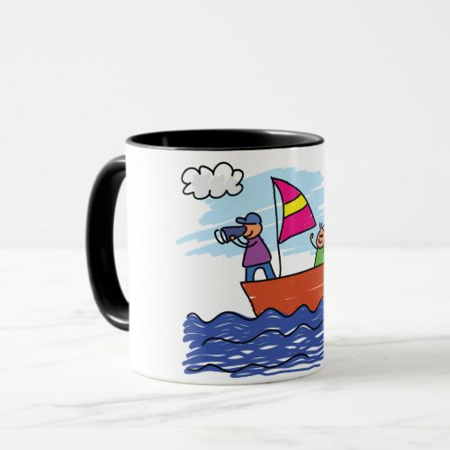 People Sailing Mug