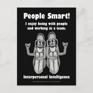 People Smart - Blank Postcard