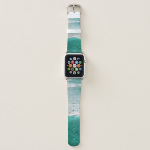 People standing and swimming on swimming pool besi apple watch band