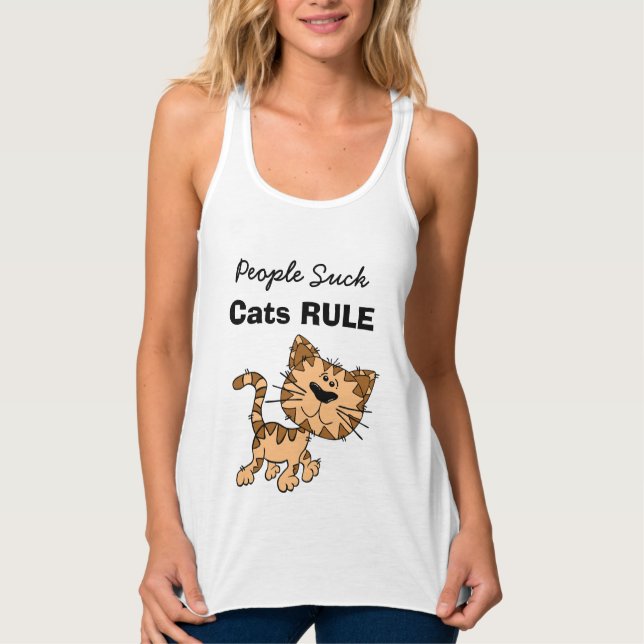 People Suck, Cats Rule Shirt (Front)