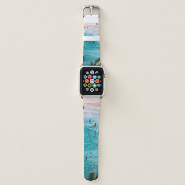 People swimming in the beach apple watch band (Front)