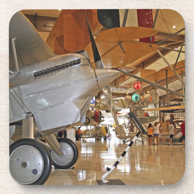 People touring National Museum of Naval Aviation Beverage Coaster (Front)
