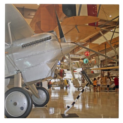 People touring National Museum of Naval Aviation Tile