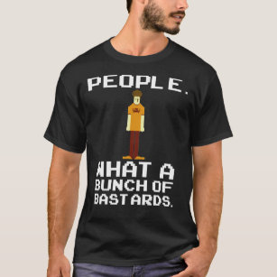 People, What a Bunch of Bastards - Roy, IT Crowd C T-Shirt