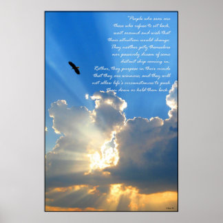 People who soar are those who... poster