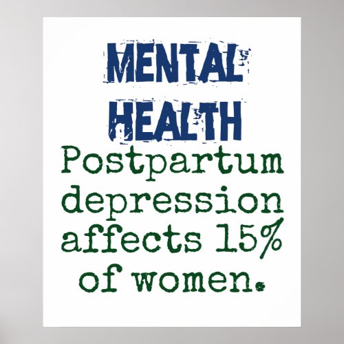 People With Depression Have A 40 Percent _ Mental  Poster
