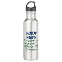People With Depression Have A 40 Percent - Mental  Stainless Steel Water Bottle