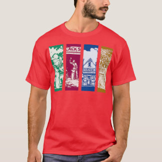 people work love colored pattern T T-Shirt