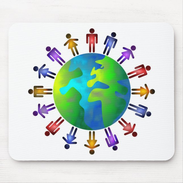 People World Mouse Pad (Front)