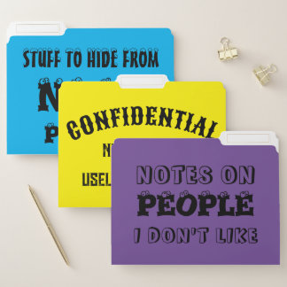 PEOPLE YOU HATE Custom Folders