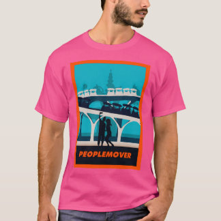Peoplemover - Minimalist Travel Style - Theme Park T-Shirt