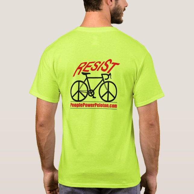 PeoplePowerPeloton ‘RESIST’ T-shirt (Back)