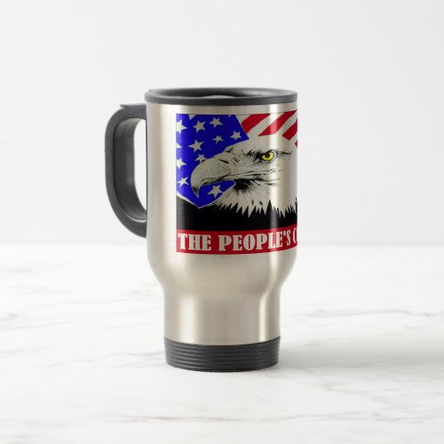 Peoples Convoy American Eagle Travel Mug