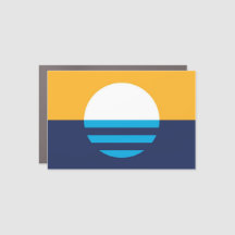 People's Flag Of Milwaukee Car Magnet 4" x 6"