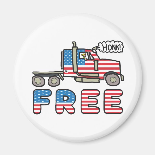 People's Freedom Convoy Magnet (Front)
