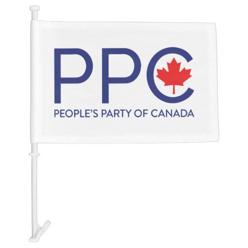 Peoples Party of Canada PPC Maxime Bernier Car Flag