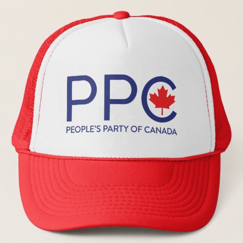 Peoples Party of Canada PPC Maxime Bernier Trucker Hat