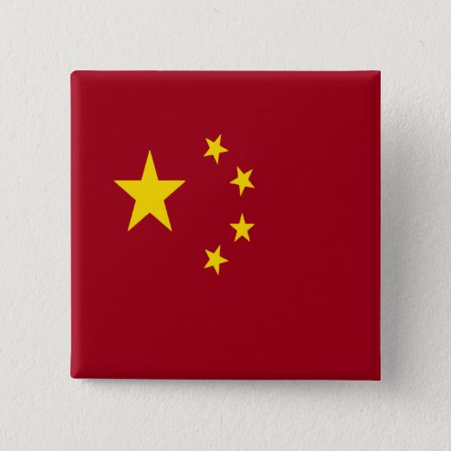 Peoples Republic of China flag Button