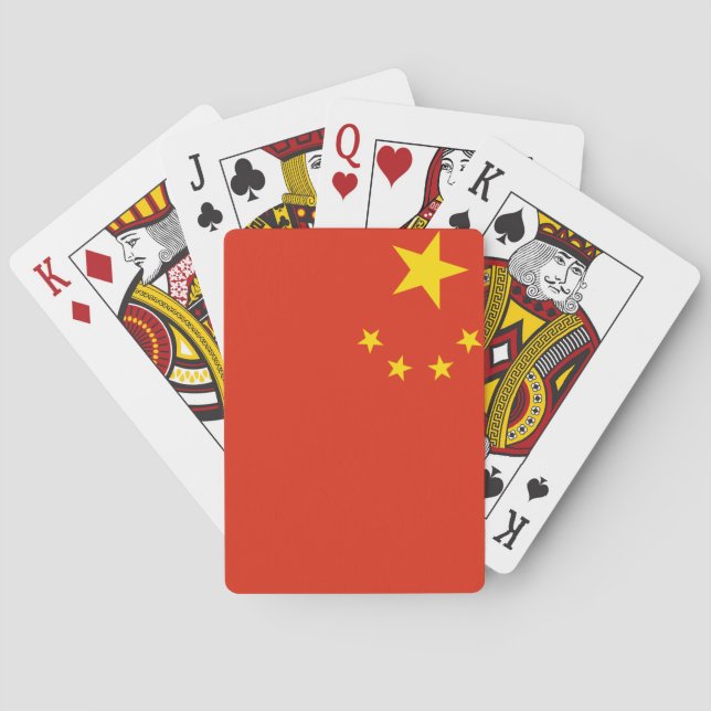 People's Republic of China National World Flag Poker Cards (Back)