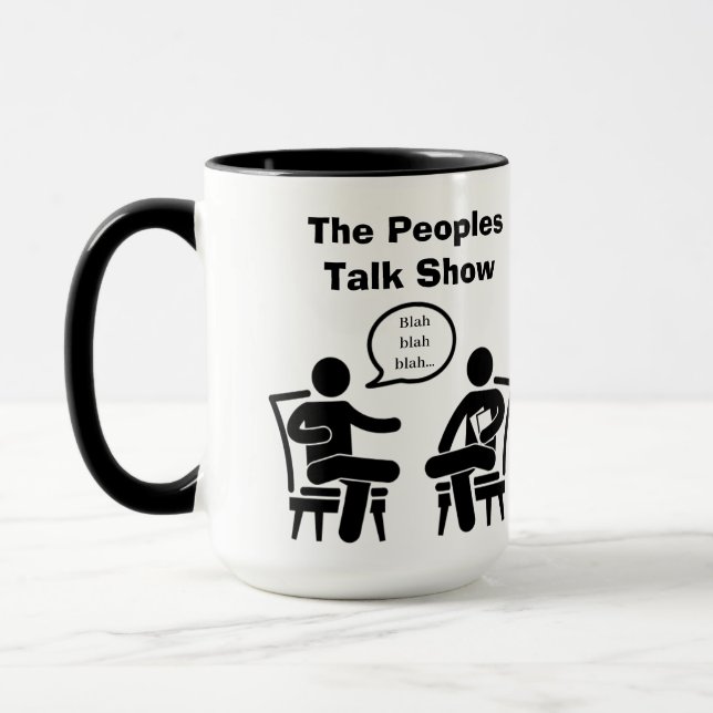  Peoples talk show mug! Mug (Left)