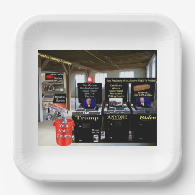 peoples voting lounge paper plates (Front)