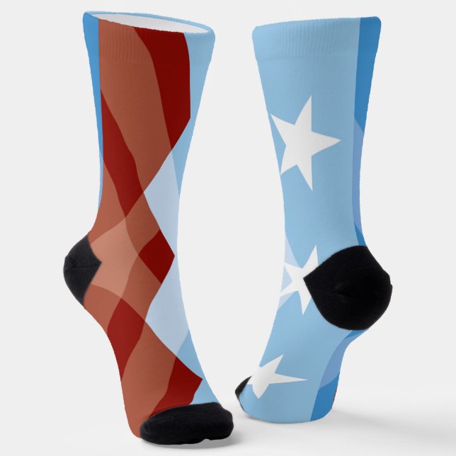 Peoria (Arizona) city flag Socks (Angled)