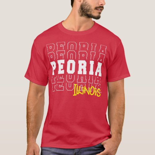 Peoria city Illinois Peoria IL T_Shirt