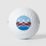 Peoria Flag Golf Balls at Zazzle