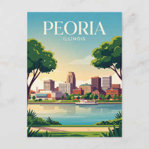 Peoria, Illinois Postcard
