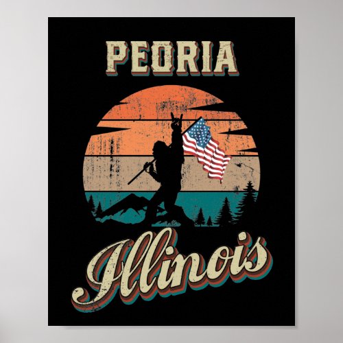 Peoria Illinois Poster