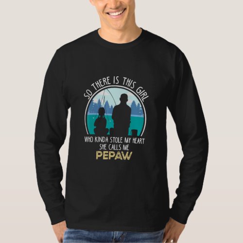 PEPAW Granddaughter friends forever fishing togeth T_Shirt