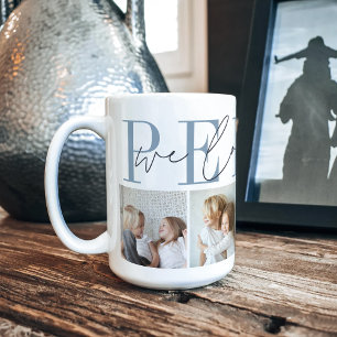 Pepaw We Love You 4 Photo Collage Coffee Mug