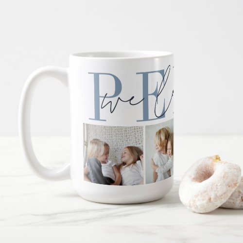 Pepaw We Love You 4 Photo Collage Coffee Mug