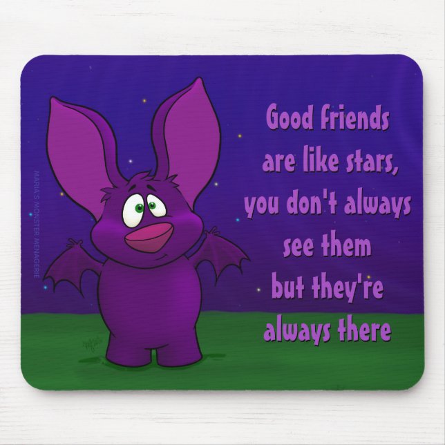 Pepe the Bat, w/quote mousepad (Front)