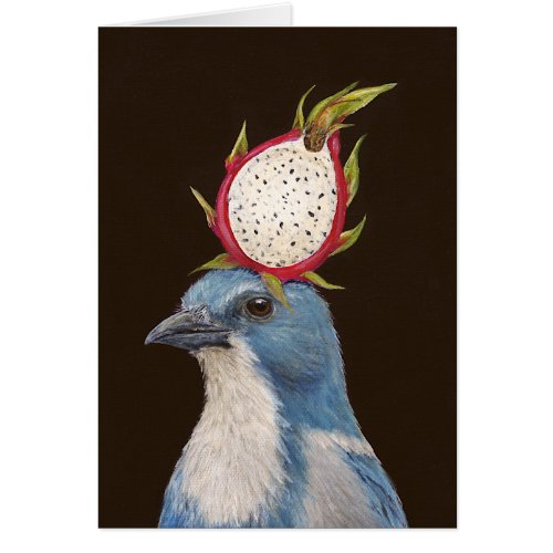 Pepe the Florida scrub jay card