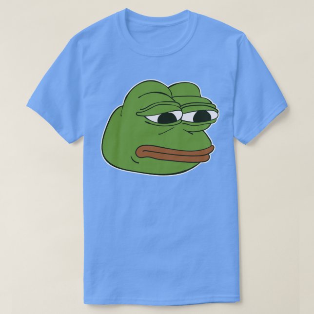 Pepe The Frog Sad T-Shirt (Design Front)