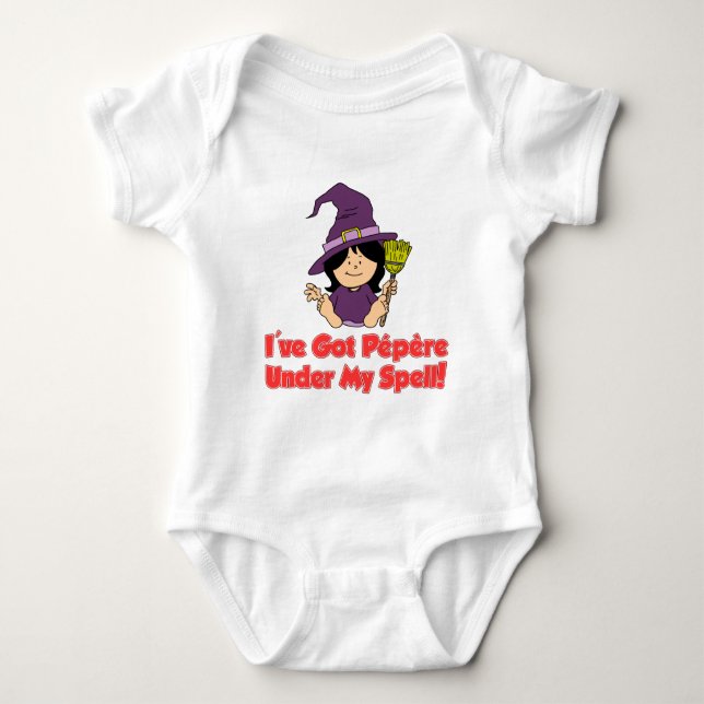 Pepere Under My Spell Baby Bodysuit (Front)
