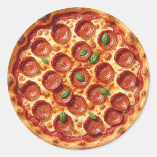 Peperoni Classic Round Sticker