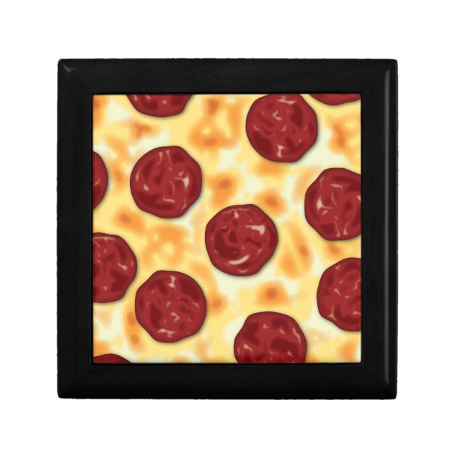 Peperoni Pizza vector art  Gift Box (Front)